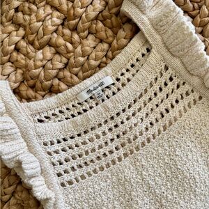 Madewell Cream Knit Top